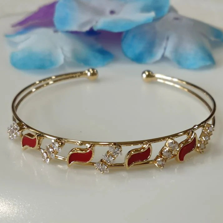 Fancy Kada – Silver / Gold / Rose Gold Plated | Modern Everyday Wristwear