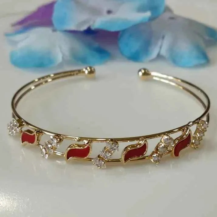 Fancy Kada – Silver / Gold / Rose Gold Plated | Modern Everyday Wristwear
