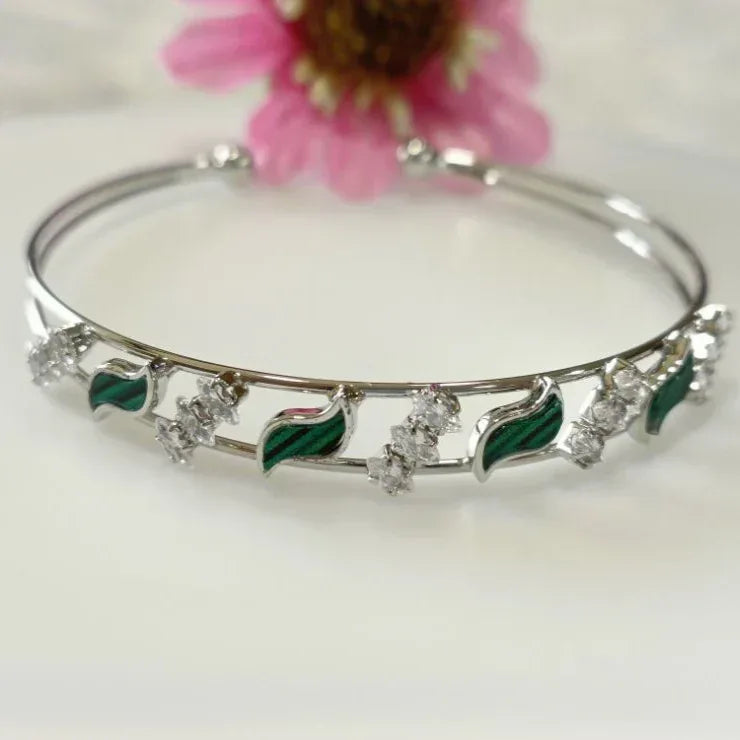 Fancy Kada – Silver / Gold / Rose Gold Plated | Modern Everyday Wristwear - Shangri 