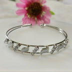 Fancy Kada – Silver / Gold / Rose Gold Plated | Modern Everyday Wristwear - Shangri 