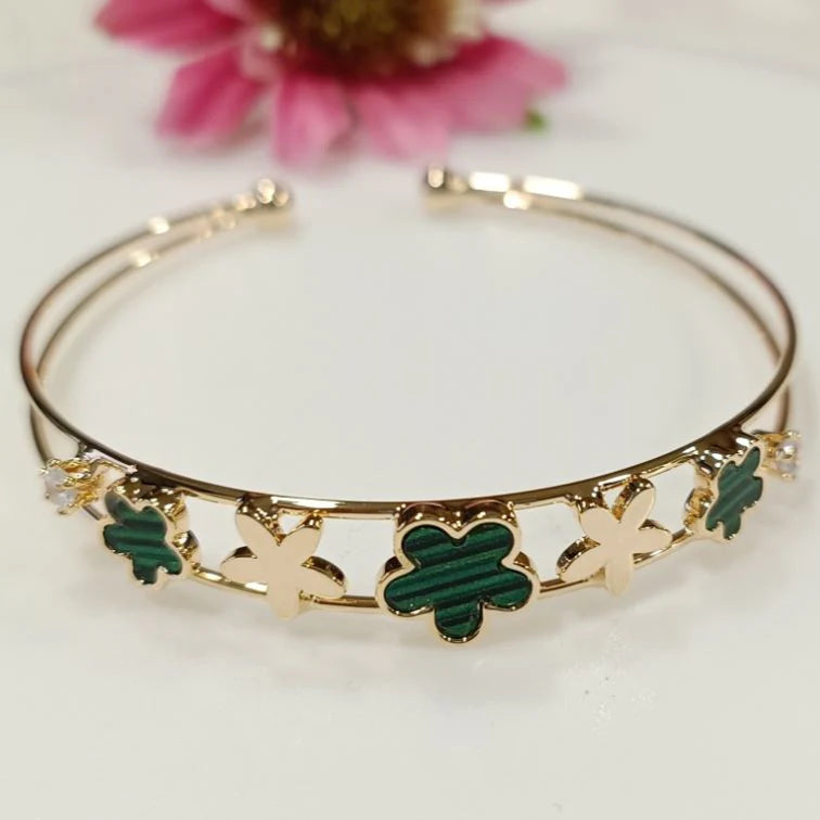 Fancy Plated Kada – Silver / Gold / Rose Gold | Elegant Modern Wristwear