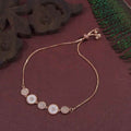 Korean Opal CZ Adjustable Bracelet – Gold, Silver & Rosegold Plated