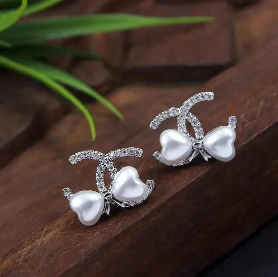 Korean Bow Knot Fancy Stud Earrings – Gold / Silver / Rosegold Plated