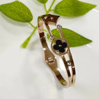 Stainless Steel Rose Gold / Silver Plated Multi Clover Kada