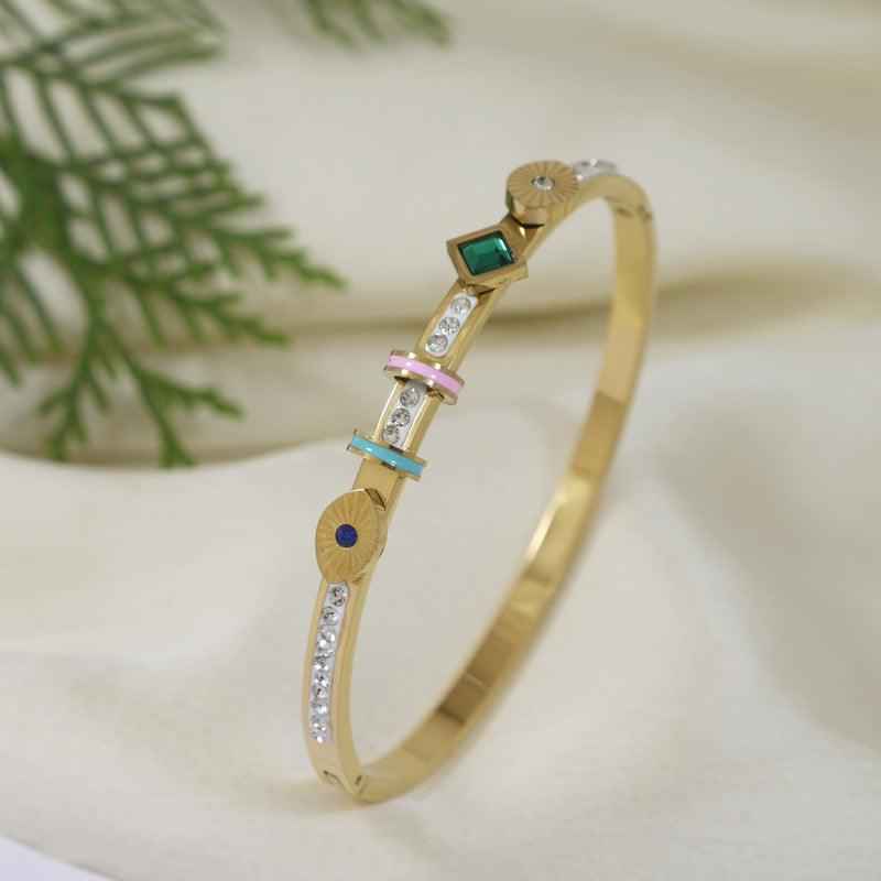 Stainless Steel Eye Design Kada