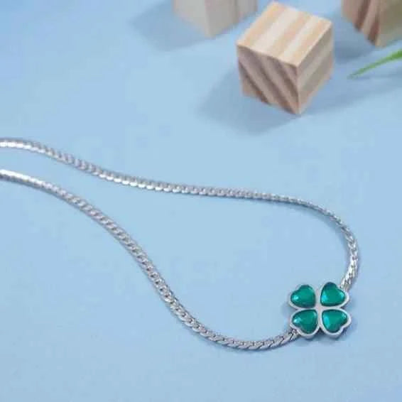 Stainless Steel Floral Pendant Necklace – Anti-Tarnish Gold/Silver Plated (SS331L)