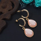Gold Plated Multi Colour Drop Earring